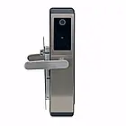 Замок біометричний автономний Trinix TRL-5304BTF Silver з Bluetooth, зчитувачем відбитків пальців і карт Mifare (65-00062)