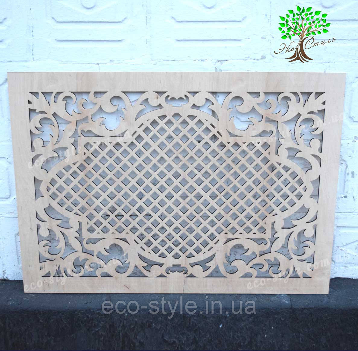 Декоративна решітка на батарею, екран на радіатор опалення, фото 1