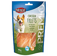 Лакомство для собак PREMIO Chicken Filets Trixie с куриной грудкой 100гр (TX-31532) OM, код: 7510201