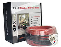 Греющий кабель 8-10м2(80 мп) 1440 ват Felix FX18 Premium TR, код: 7620033