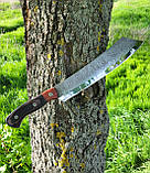 Мачете голок Mike, 44.5 см, 843 г, чохол пресшкіра,, фото 5