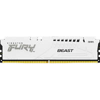 Модуль памяти для компьютера DDR5 32GB 5600 MHz FURY Beast White Kingston Fury (ex.HyperX) (KF556C40BW-32) o