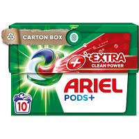 Капсулы для стирки Ariel Pods All-in-1 + Сила экстраочищения 10 шт. (8001090803412) o