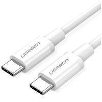 Дата кабель USB-C to USB-C 1.5m US264 18W ABS Cover White Ugreen (60519) o