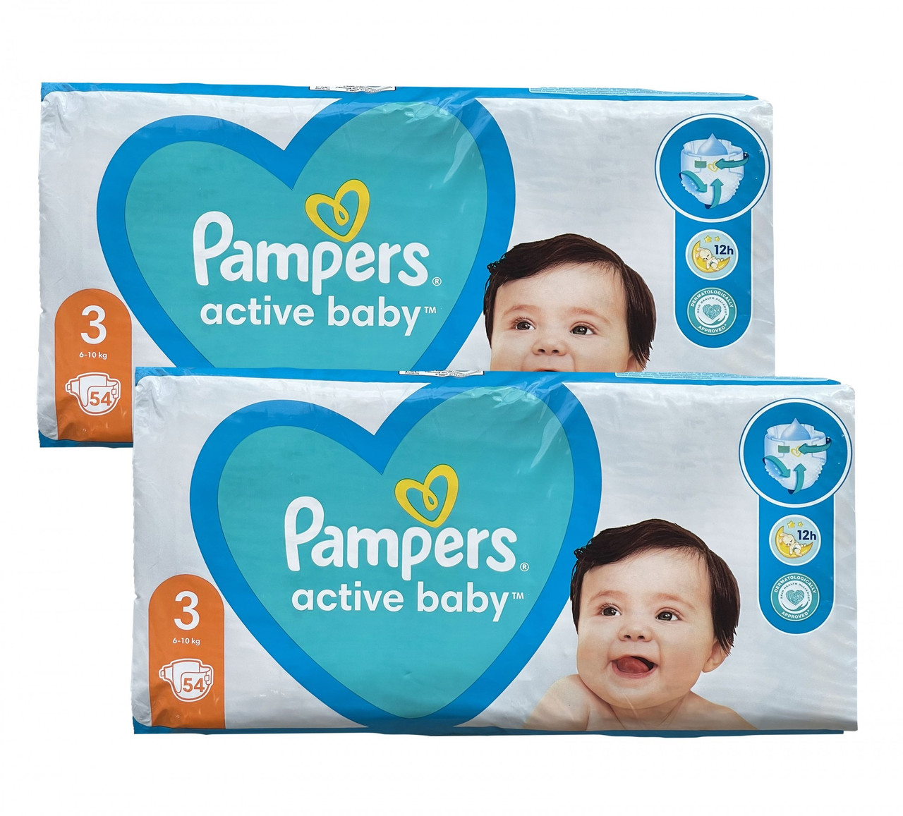 Дитячі одноразові підгузки Pampers Active Baby 3 Midi 6-10 кг 108 шт z113-2024