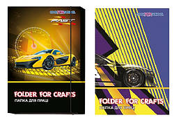 Папка для праці на гумці А4 лам. картон CoolForSchool, асорті х