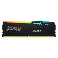 Модуль пам'яті для комп'ютера DDR5 16GB 5200MHz Beast RGB AM5 Black Kingston Fury (ex. HyperX) (KF552C36BBEA-16) o