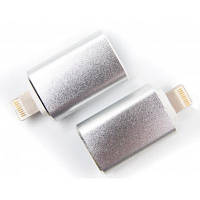 Переходник OTG USB - Lightning grey Dengos (ADP-016) o