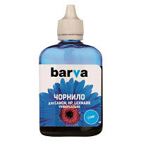 Чернила Barva CANON/HP/Lexmark Universal №4 CYAN 90г (CU4-472) o