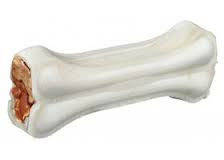 Trixie TX-31391 Denta Fun Chewing Bones with Duck-лакомство для собак з наповненням (качка), 10 см, 70 г, 2 шт.