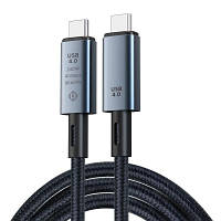 Дата кабель USB-C to USB-C 1.2m Pulsing Fast Charging 240W USB4.0 XoKo (XK-SC-2-240W) o