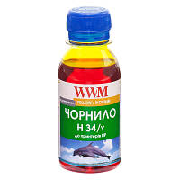 Чорнило WWM HP № 22/134/136 100г Yellow (H34/Y-2) o