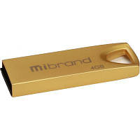 USB флеш наель Mibrand 4GB Taipan Gold USB 2.0 (MI2.0/TA4U2G) o