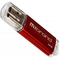 USB флеш наель Mibrand 64GB Cougar Red USB 2.0 (MI2.0/CU64P1R) o