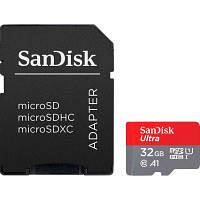Карта памяти SanDisk 32GB microSDHC class 10 UHS-I A1 (SDSQUA4-032G-GN6IA) o