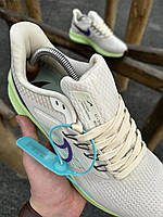 Кросівки Nike Zoom Pegasus 39 (beige-green) хорошее качество Размер 41 (26 см)