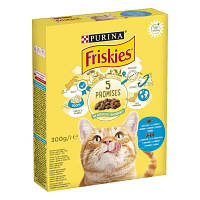 Сухой корм для кошек Purina Friskies со вкусом лосося и овощей 300 г (7613031868063) o