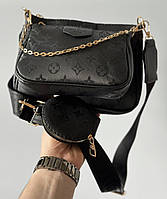 Louis Vuitton Pochette Multi Brown Textile 23х16х5 женские сумочки и клатчи хорошее качество