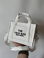 Marc Jacobs Tote Bag Small White 20х16х10 женские сумочки и клатчи хорошее качество