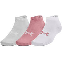 Носки Under Armour 1365745-697 Essential Low Cut 3 пари рожевий MD (196040308609) o