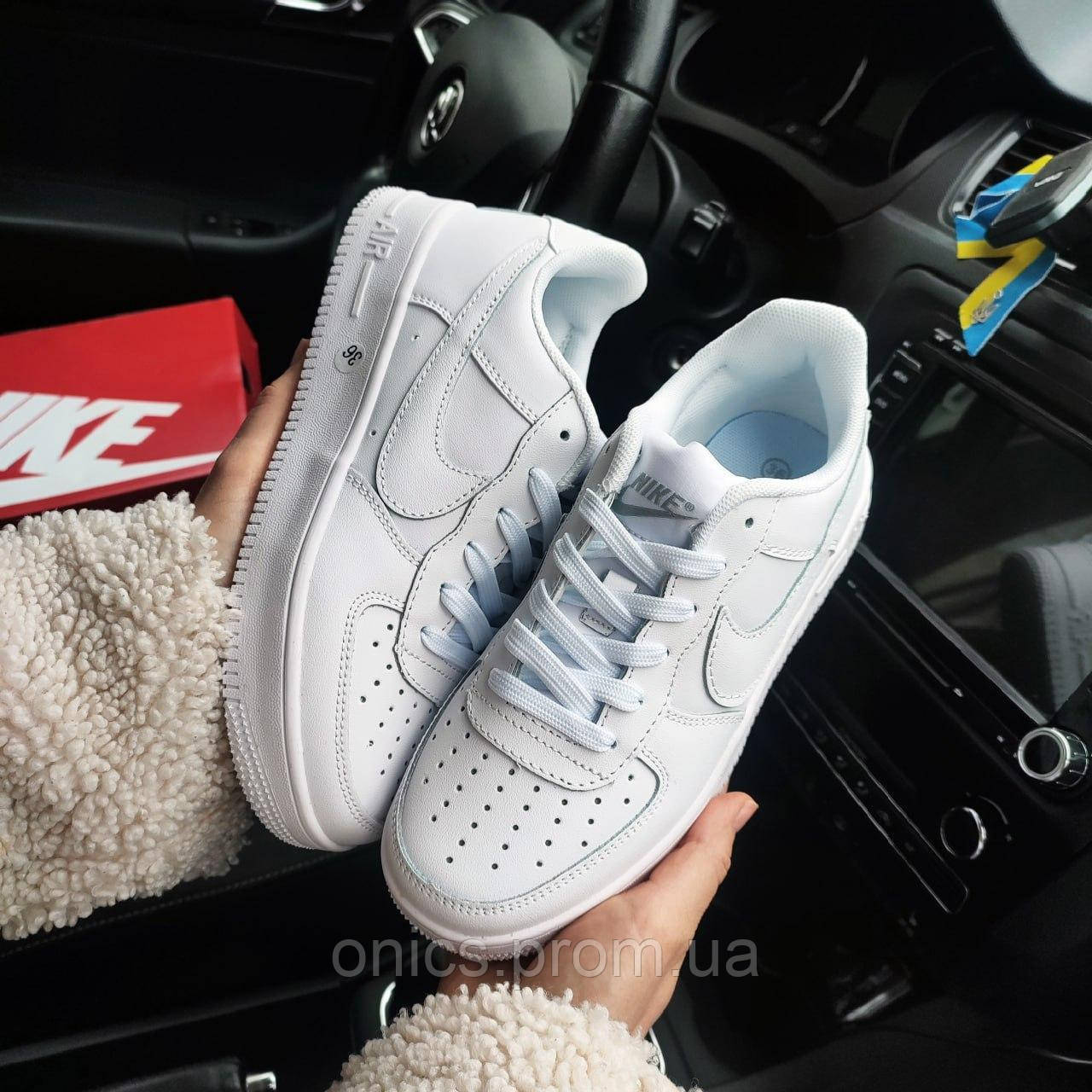 Жіночі кросівки Nike Air Force 1 білі хорошее качество Размер 37(23,5см), - фото 8 - id-p2191780815