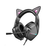 Навушники BOROFONE BO106 Cute cat ear luminous gaming headphones Phantom Cat