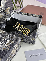 Dior JA-D-Fence Belt Black Smooth Calfskin 100 х 2.5 см женские сумочки и клатчи хорошее качество