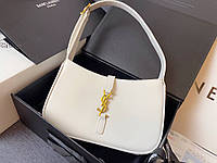 Yves Saint Laurent Hobo White Premium 25.5х15х6.5 женские сумочки и клатчи хорошее качество