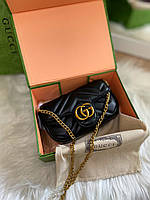 Gucci mini Premium 18/10 женские сумочки и клатчи хорошее качество