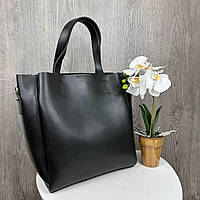Женская сумка с ручками и с плечевым ремнем, сумочка для девушек классическая большая хорошее качество