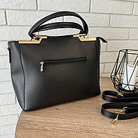 Большая женская замшевая сумка черная, сумка на плечо замша классическая хорошее качество
