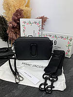 Marc Jacobs Total Black 20x12x7 женские сумочки и клатчи хорошее качество