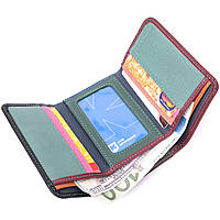 Удобный кошелек для девушек из натуральной кожи ST Leather 22497 Разноцветный хорошее качество