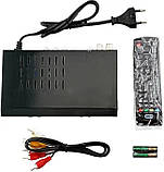 Цифровий тюнер OMEGA DV3-T2 Full HD, WiFi, ТВ-приставка з USB, запис, інтернет, фото 2