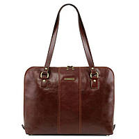 Сумка женская деловая RAVENNA TL141795 Tuscany Leather (Коричневый) хорошее качество
