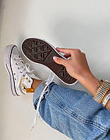 Converse CHUK TAYLOR High Sole White хорошее качество кроссовки и кеды хорошее качество Размер 37