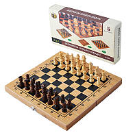 Ігровий набір 3в1 Нарди, Шахи, Шашки (29х29 см) B3015