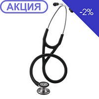 Кардіологічний стетоскоп 3M Littmann Cardiology IV чорний NEW 6152