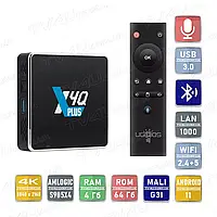 Смарт ТВ приставка Ugoos X4Q Plus 4/64 Гб з аеропультом Smart TV Box Android 11