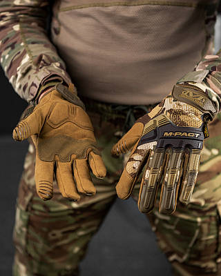 Чоловічі тактичні рукавиці MECHANIX "M-PACT® MULTICAM GLOVES ВТ6422(30 - 01)