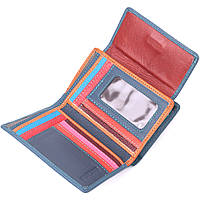 Интересный кошелек для женщин из натуральной кожи ST Leather 22504 Бирюзовый хорошее качество