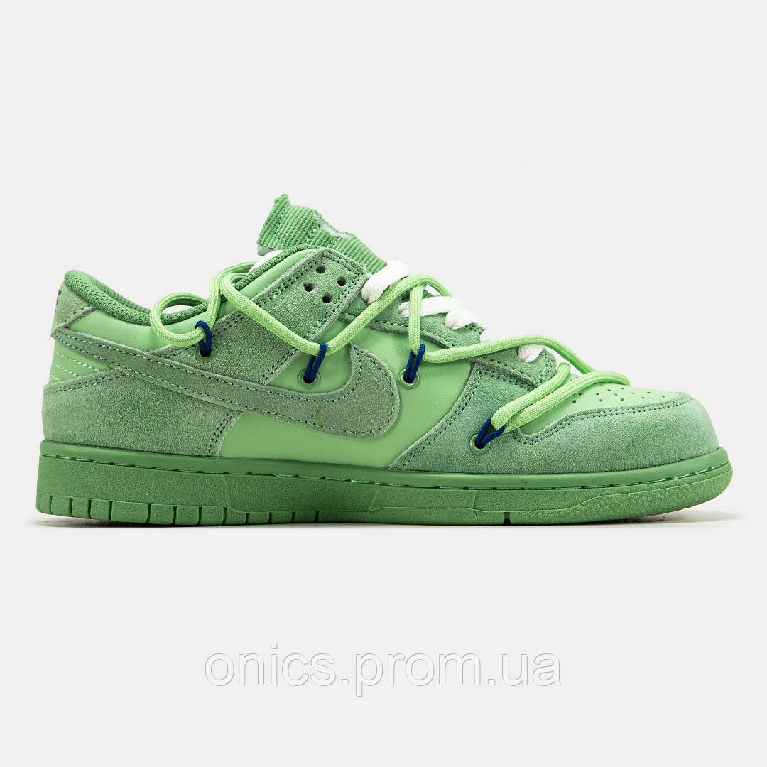 Nike SB Dunk Low x Off-White Lot 14 of 50 Seafoam кроссовки и кеды хорошее качество хорошее качество Размер Да, 3, Нет, Шнурки, Плоска підошва, Зелёный, Вьетнам, Нет, Замш|Шкіра, Текстиль, Резина, Nike SB Dunk x OFF-WHITE, Заокруглений, Нет, Да, 36, Все - фото 3 - id-p2191811850