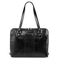 Сумка женская деловая RAVENNA TL141795 Tuscany Leather (Черный) хорошее качество