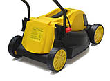 Газонокосарка потужна електрична (електрогазонокосарка) із травозбірником Geko Електричні газонокосарки, фото 3