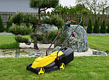 Газонокосарка потужна електрична (електрогазонокосарка) із травозбірником Geko Електричні газонокосарки, фото 10