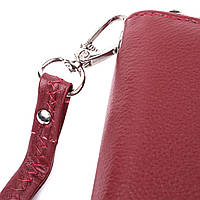Кошелек-клатч для женщин на одно отделение из натуральной кожи ST Leather 22560 Бордовый хорошее качество