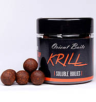 Бойлы растворимые насадочные Orient Baits soluble boilies KRILL, 100 г 16 мм