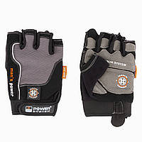 Перчатки для фитнеса и тяжелой атлетики Power System Man s Power PS-2580 Black/Grey XL z18-2024