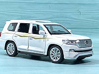 Машинка TK Union Group Toyota Land Cruiser 200 металл 1:32 Белая (LF-68682)