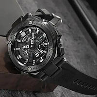 Часы наручные мужские SKMEI 2101BK, армейские часы противоударные, оригинальные мужские FQ-805 часы спортивные